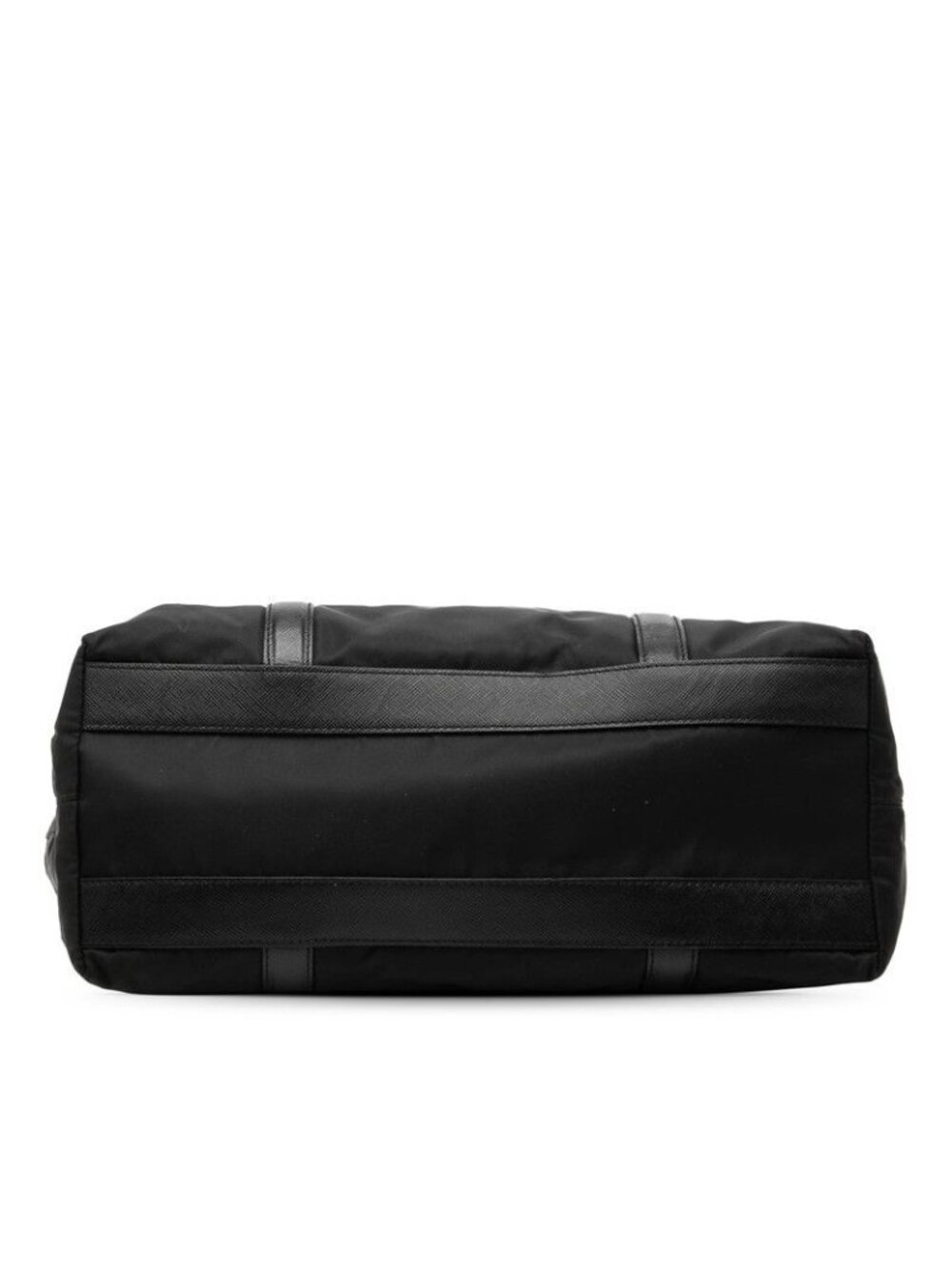 Prada Tote Black Nylon Leather - Picture 3 of 6